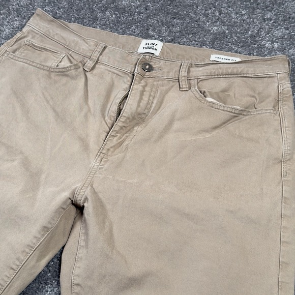 flint and tinder Other - Flint and Tinder Pants Mens 34x33 Tan Tapered Fit Stretch Casual Outdoor *READ*